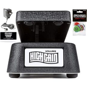 Briskdrop Dunlop GCB80 High Gain Volume Pedal Bundle with Pick Pack and ECB003 Power Supply (gcb80ecb003)