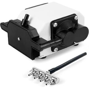 Air Pump for Aquariums and Hydroponic Systems with Air Flow Control Lever Valve, Adjustable Airflow Fish Tank 475GPH Air Pump 20W 30L/min (475GPH, 20W)