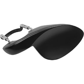 MusiinViolin ebony chinrest with standard stand, suitable for 1/4-4/4 violin Violin accessories (black)