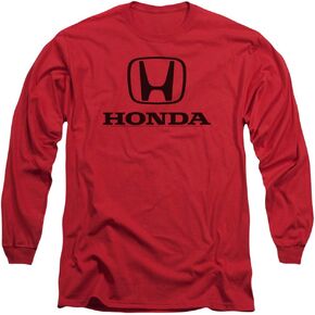 Honda Standard Logo Unisex Adult Long-Sleeve T Shirt for Men and Women