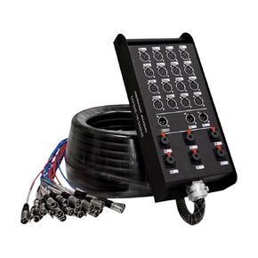 Seismic Audio - SAPSNS-16-3x6x50-16 Channel 50' Snake Cable (Compatible with PreSonus 16.4.2 Digital Mixer) - 16 XLR Inputs, 3 XLR Outputs, 6 TRS 1/4" Outputs