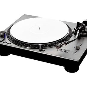 White Acrylic Turntable Mat - 12" Vinyl Record Platter Slipmat - Vinyl Vintage Record Player Mat to reduce noise - Acrylic White Slipmat for Turntables