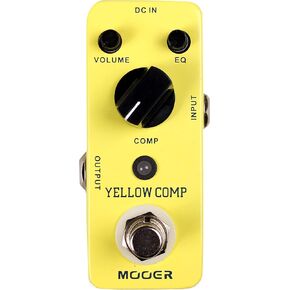 MOOER Acoustic Guitar Effect Pedal, 2.25 x 4.25 x 1.75 (Yellow Comp)