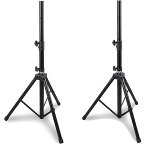 Pyle Adjustable Extending Height Tripod Speaker Stand Holder Mount, 2-Pack