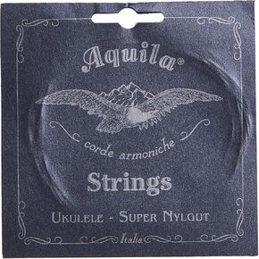 Aquila Super Nylgut AQ-106 Tenor Ukulele Strings - High G - 1 Set of 4, White