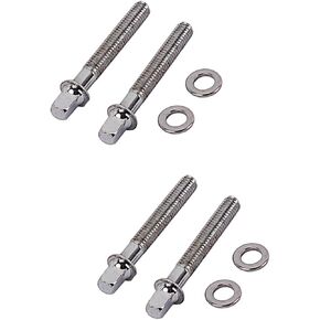 Toyvian 6 Pcs Tension Rod Washers Drum Accessory Pearl Drums Snare Drum Lugs Drum Tension Rods Percussion Drum Marching Bass Drum Lug Locks Drums Drum Parts Drum Lugs Parts Screw Floor