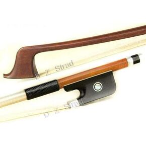 D Z Strad Cello Bow Pernambuco Bow with Ebony Parisian Eye Frog (Model 700)