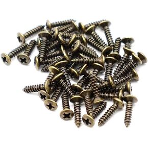 50pcs Matte Black 3MM Durable Guitar Pickguard Screws Pick Guards Scratch Plate Mounting Screws Guitar Repair Screws for Fender Guitars Tele Gibson LP Les Paul SG Electric Guitar Bass