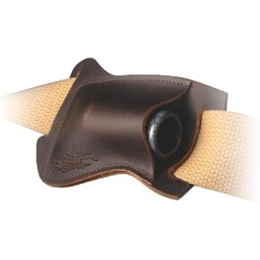 Guitar Slide Holster Leather Pouch for Belt or Guitar Strap