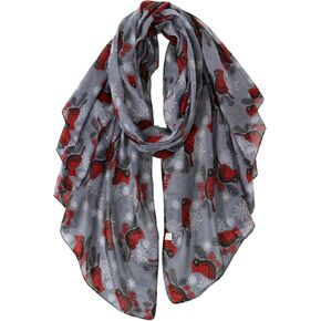 GERINLY Animal Themed Gift Scarfs for Women Soft Cozy Lightweight Fashion Wrap Shawls