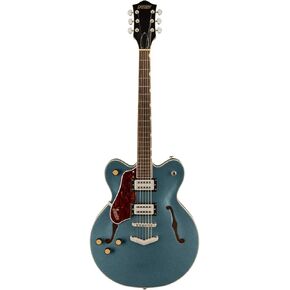 Gretsch G2622LH Streamliner 6-String Center Block Double-Cut with V-Stoptail, Laminated Maple Body, Nato Neck, Left-Handed Electric Guitar (Gunmetal)