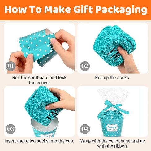 HAPPYPOP 90th Birthday Gift Ideas for Women - Socks for 90 Year Old Birthday, Retirement Gifts for Older Elderly Women in Saudi Arabia