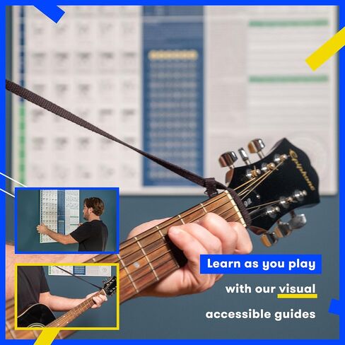 The Really Useful Bass Guitar Poster - Master Bass Guitar Music Theory with Our Fully Illustrated Poster - Get Creative & Compose Your Own Music - Perfect for Beginners | A1 Size - Folded Version in Saudi Arabia