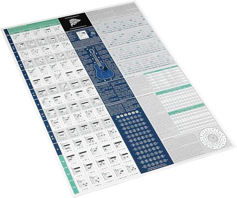 The Really Useful Bass Guitar Poster - Master Bass Guitar Music Theory with Our Fully Illustrated Poster - Get Creative & Compose Your Own Music - Perfect for Beginners | A1 Size - Folded Version in Saudi Arabia