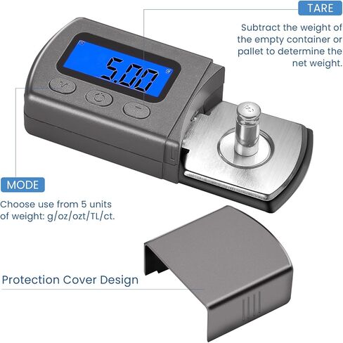 Digital Turntable Stylus Force Scale Gauge 0.01g Blue LCD Backlight,Tracking Force Pressure Gauge/Scale for Tonearm Phono Cartridge in Kuwait