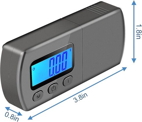 Digital Turntable Stylus Force Scale Gauge 0.01g Blue LCD Backlight,Tracking Force Pressure Gauge/Scale for Tonearm Phono Cartridge in Kuwait