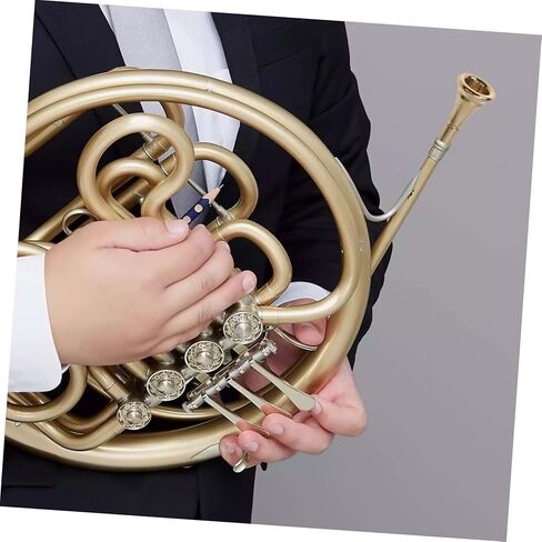 SAFIGLE Brass Instrument Mouthpieces French Horn Professional Horn Copper Alloy Horn Musical Instruments For Beginners Horn Supply Horn Practice Durable Horn Bbl Speaker in Kuwait