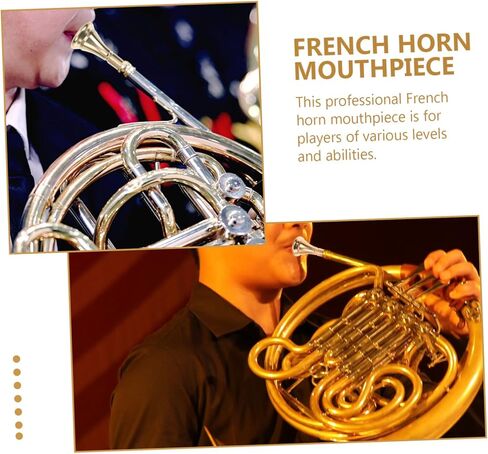 SAFIGLE Brass Instrument Mouthpieces French Horn Professional Horn Copper Alloy Horn Musical Instruments For Beginners Horn Supply Horn Practice Durable Horn Bbl Speaker in Kuwait