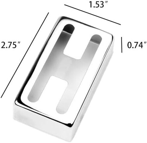 2pcs LP Electric Guitar Pickup,Silver in Saudi Arabia