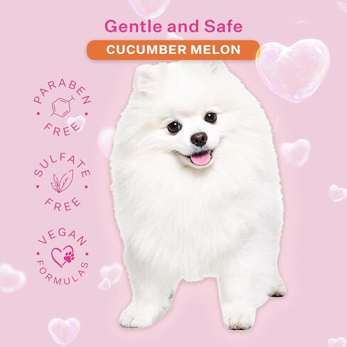 Paris Hilton Pet Dog Deodorizing Spray & Detangler, 295ml | Natural Pet Odor Eliminator with Sweet Pea & Vanilla Scent for Fresh Grooming in Saudi Arabia