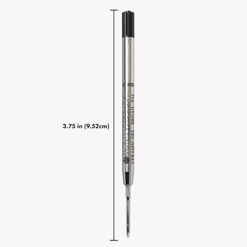 Monteverde Capless Ceramic Gel Refill to Fit Parker Ballpoint Pens, Broad Blue/Black (P443BB) in Saudi Arabia