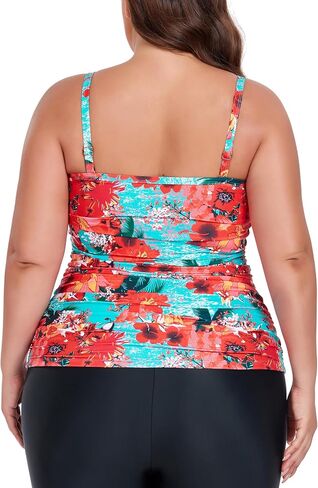 Ocean Blues Women's Bandeau Tankini Top Plus Szie Tankini Top No Bottom in Kuwait