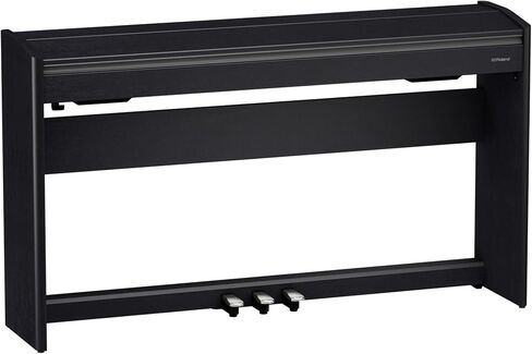Roland F701 Digital Pianos - Contemporary Black Bundle with Headphones, Instructional Book, Online Piano Lessons, Austin Bazaar Piano DVD, and Polishing Cloth in Saudi Arabia