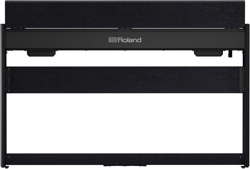 Roland F701 Digital Pianos - Contemporary Black Bundle with Headphones, Instructional Book, Online Piano Lessons, Austin Bazaar Piano DVD, and Polishing Cloth in Saudi Arabia