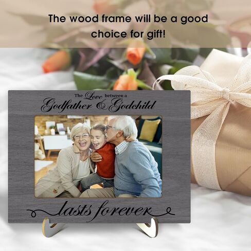 Wooden Photo Frame with Stand, Tabletop Picture Frame, Grandson I Love You to the Moon & Back, Home Display Supplies, Gift for Him, Party Favor for Grandchild, 4x6 Picture Frame -20 in Saudi Arabia