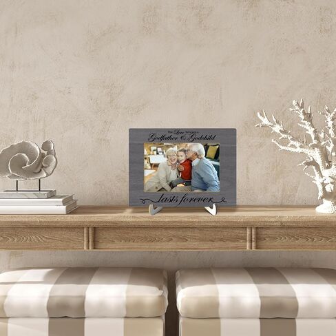 Wooden Photo Frame with Stand, Tabletop Picture Frame, Grandson I Love You to the Moon & Back, Home Display Supplies, Gift for Him, Party Favor for Grandchild, 4x6 Picture Frame -20 in Saudi Arabia
