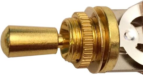 Electric Guitar 3 Way Toggle Switch Pickup Selector Switch with Brass Tip Knob (Black) in Saudi Arabia