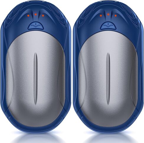 AI Hand Warmers Rechargeable 2 Pack, 6000mAh Electric Hand Warmers, AI Smart Chips 20Hrs Long Safe Heat, Portable Pocket Heater, Gifts for Christmas, Outdoor, Golf, Hunting, Camping Accessories-Pink in Saudi Arabia