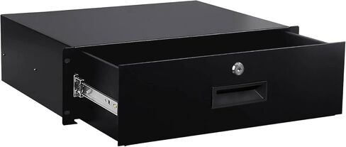 2U Rack Mount Drawer Server Cabinet Case with Protection Foam for 19 Inch AV/Network/DJ Equipment Lockable Deep Drawer with Key in Saudi Arabia