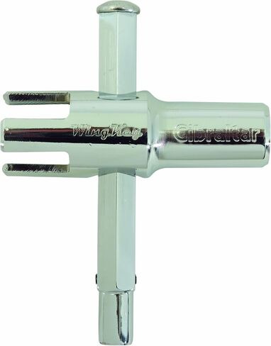 Gibraltar SC-GWK Wing Key Multi Purpose Drum Tool, Silver in Saudi Arabia