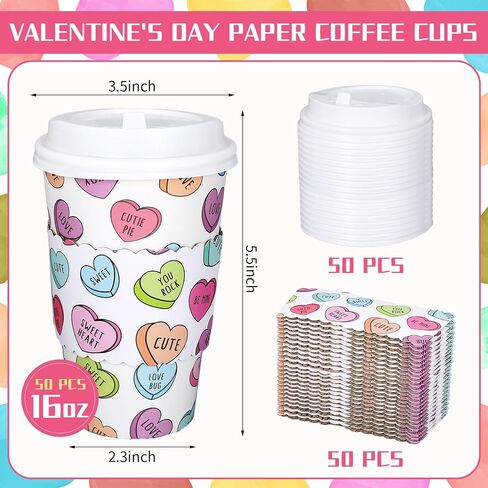 Whaline 50Pcs Fall Thanksgiving Pumpkin Disposable Coffee Cups with Lids and Sleeves Pink-Orange Pumpkin Paper Drinking Cups for Autumn Restaurant Travel Business Supplies in Saudi Arabia