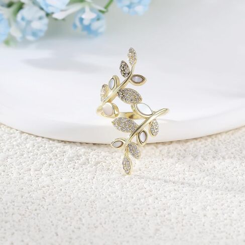 Wrap Ring s925 Sterling Silver Dainty Zirconia Adjustable Open Ring Promise Rings Birthday Jewelry Gifts for Women Her Mom Christmas in Kuwait