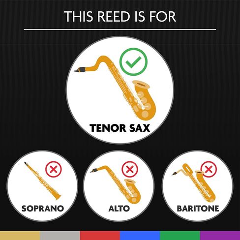 Légère Reeds - Tenor Saxophone Reed, Studio Cut, Strength 1.50 (TSS1.50) - Premium Synthetic Woodwind Reed in Saudi Arabia
