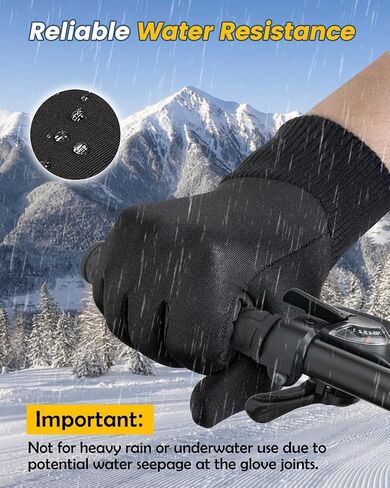 Winter Gloves for Men Women Cold Weather - Touchscreen Gloves for Running in Saudi Arabia