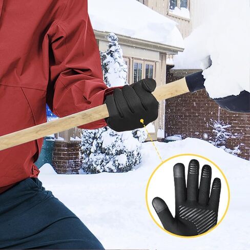 Winter Gloves for Men Women Cold Weather - Touchscreen Gloves for Running in Saudi Arabia