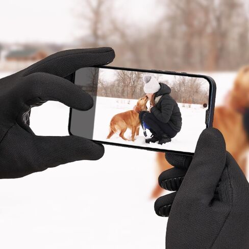 Winter Gloves for Men Women Cold Weather - Touchscreen Gloves for Running in Saudi Arabia