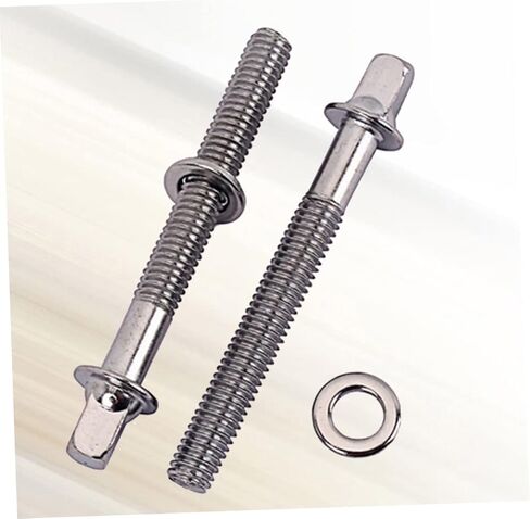 Toyvian 6 Pcs Tension Rod Washers Drum Accessory Pearl Drums Snare Drum Lugs Drum Tension Rods Percussion Drum Marching Bass Drum Lug Locks Drums Drum Parts Drum Lugs Parts Screw Floor in Saudi Arabia