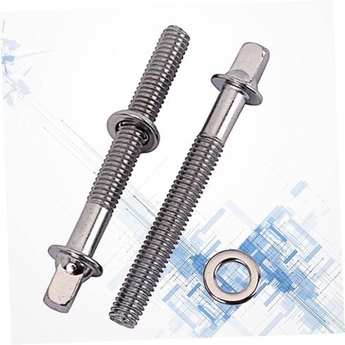 Toyvian 6 Pcs Tension Rod Washers Drum Accessory Pearl Drums Snare Drum Lugs Drum Tension Rods Percussion Drum Marching Bass Drum Lug Locks Drums Drum Parts Drum Lugs Parts Screw Floor in Saudi Arabia