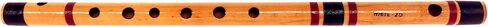 Key A Scale Bamboo Flute with Pink Lines Handmade Bamboo Musical Instrument (40 cm) in Kuwait