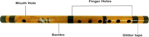 Key G Scale Bamboo Flute with Bag Handmade Bamboo Musical Instrument in Saudi Arabia