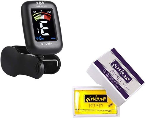 مجموعة موالف الكمان والفيولا من إينو ميوزيك لمجموعة أدوات عازف الكمان للمبتدئين مع مشبك على موالف مناسب للفيولا والتشيلو والباس in Kuwait