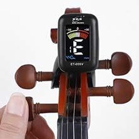 مجموعة موالف الكمان والفيولا من إينو ميوزيك لمجموعة أدوات عازف الكمان للمبتدئين مع مشبك على موالف مناسب للفيولا والتشيلو والباس in Kuwait