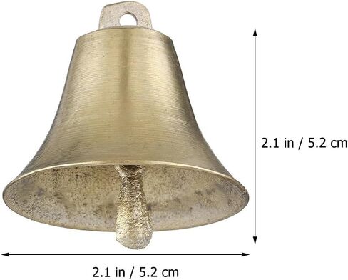4pcs Cow and Sheep Bells Retro Bells Bell for Farming Grazing Bell Farming Accessory Livestock Hanging Bells Goat Bell Metal Cattle Bells Anti-Theft Loud Bells Loud Cattle Bell in Saudi Arabia