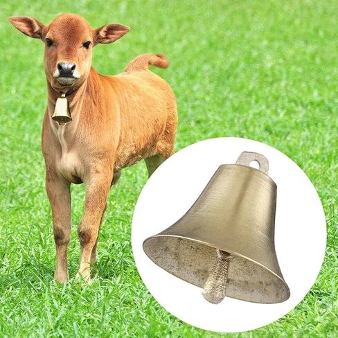 4pcs Cow and Sheep Bells Retro Bells Bell for Farming Grazing Bell Farming Accessory Livestock Hanging Bells Goat Bell Metal Cattle Bells Anti-Theft Loud Bells Loud Cattle Bell in Saudi Arabia