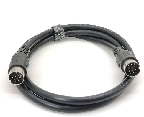 Straight 13-Pin MIDI Cable DIN Extended Cable 1 Meter for Car Cameras (Male to Male) in Kuwait