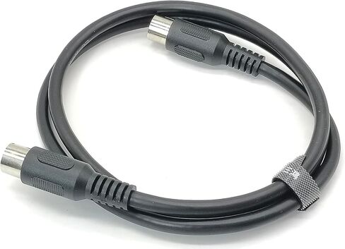 Straight 13-Pin MIDI Cable DIN Extended Cable 1 Meter for Car Cameras (Male to Male) in Kuwait